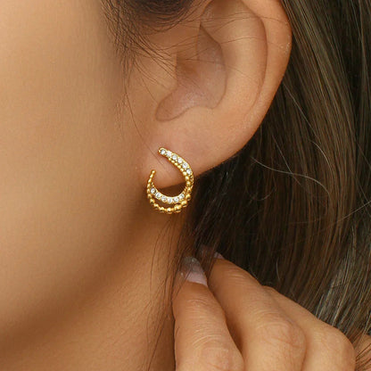[ElanLuxe]Nola Gold Earrings