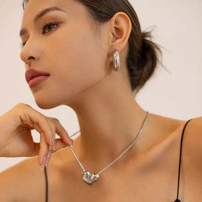 [ElanLuxe]Bethany Silver Earrings