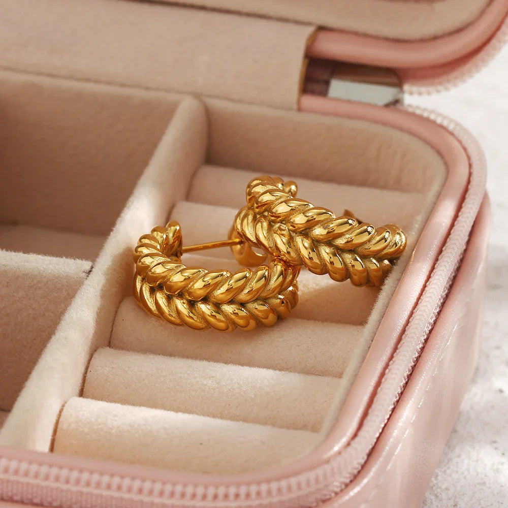 [ElanLuxe]Arabella Braid Earrings