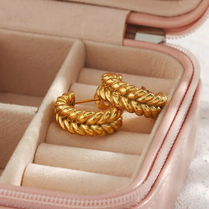 [ElanLuxe]Arabella Braid Earrings