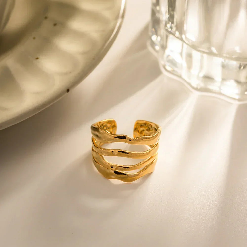 [ElanLuxe]Cass Gold Ring