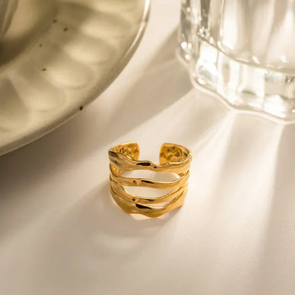 [ElanLuxe]Cass Gold Ring