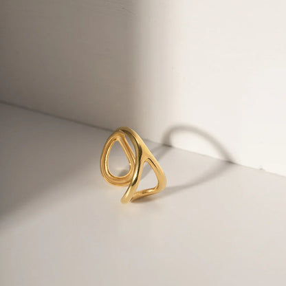 [ElanLuxe]Jackie Twisted Band Ring