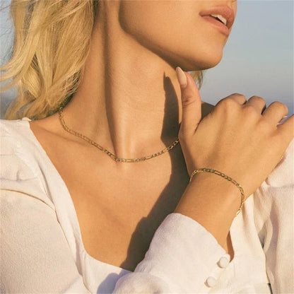 [ElanLuxe]Willow Gold Chain Necklace