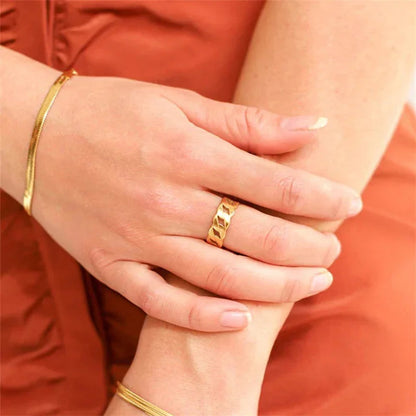 [ElanLuxe]Leah Gold Ring