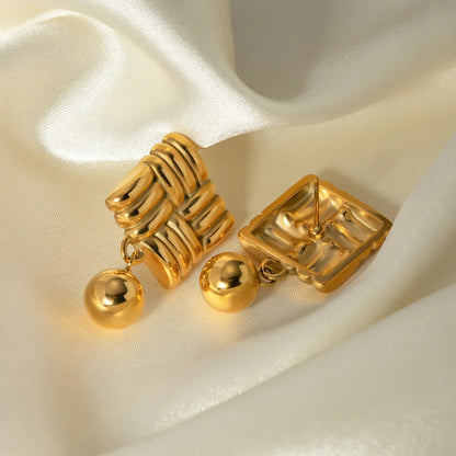 [ElanLuxe]Alba Gold Earrings