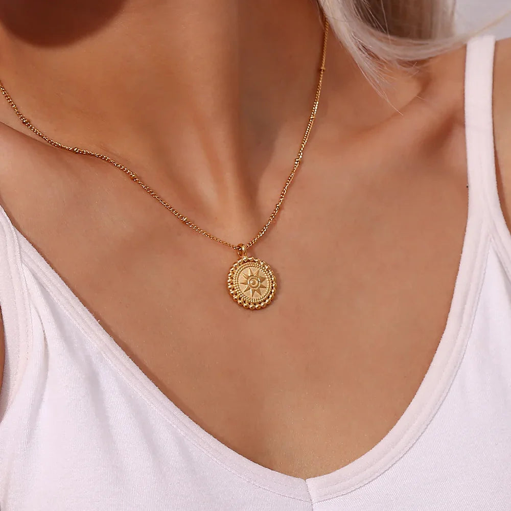 [ElanLuxe]Starlight Gold Pendant
