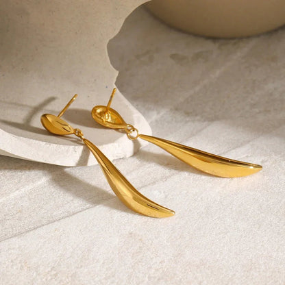 [ElanLuxe]Aspen Gold Earrings