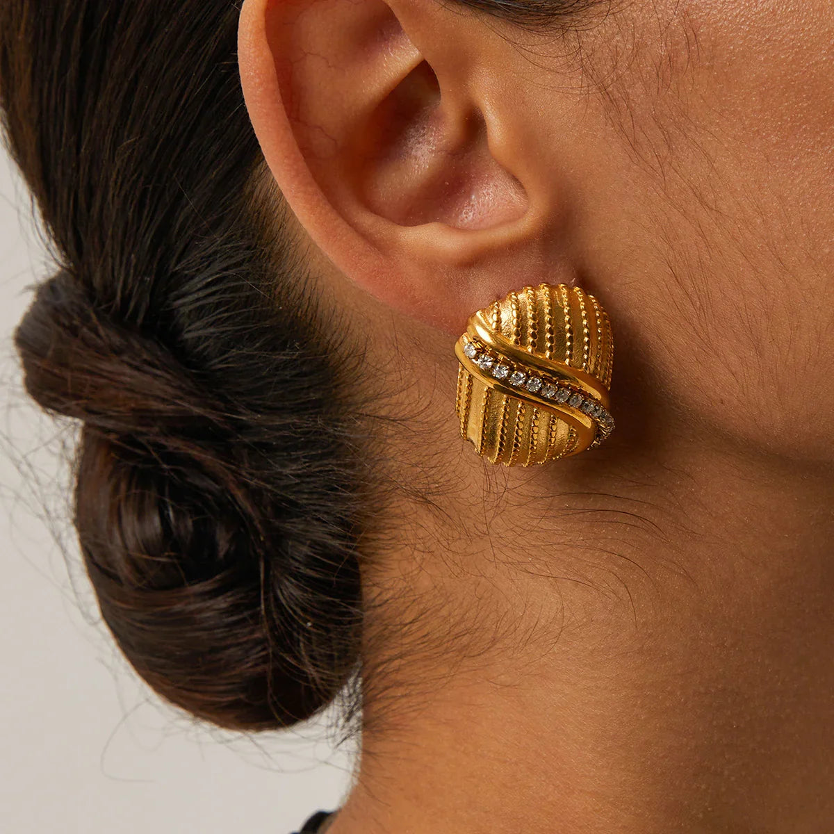 [ElanLuxe]Odine Gold Earrings