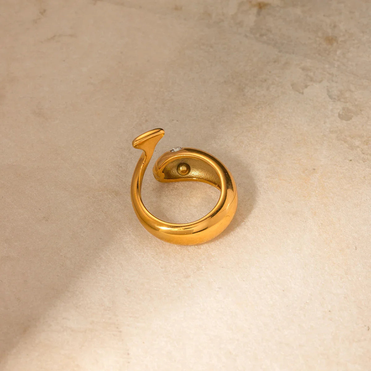 [ElanLuxe]Etta Gold Serpent Ring