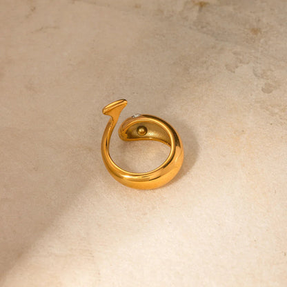 [ElanLuxe]Etta Gold Serpent Ring