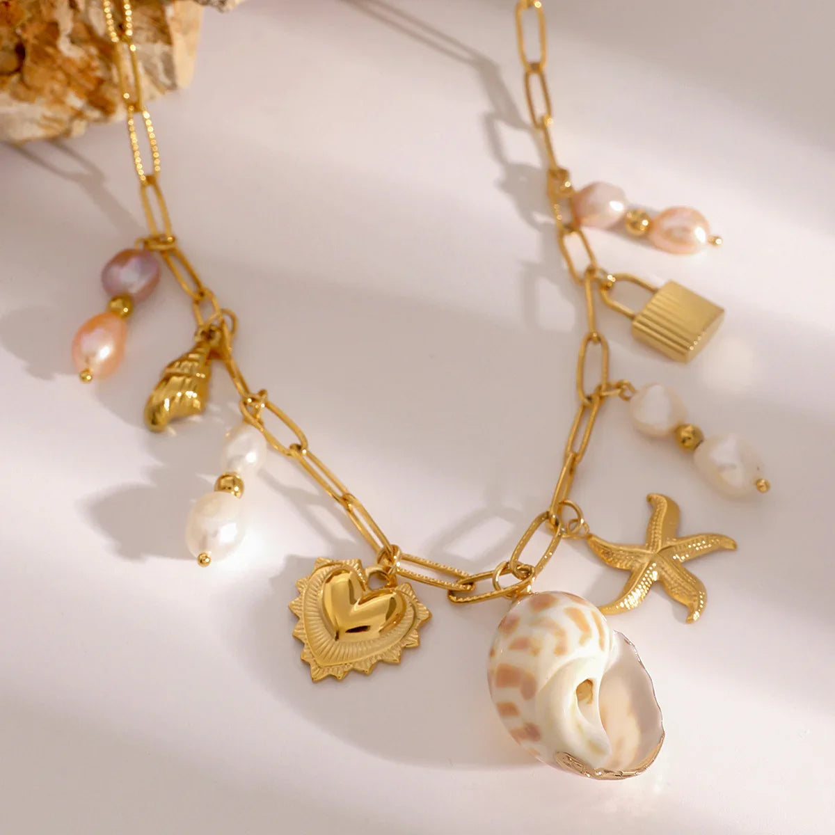 [ElanLuxe]Pacific Freshwater Pearl Necklace