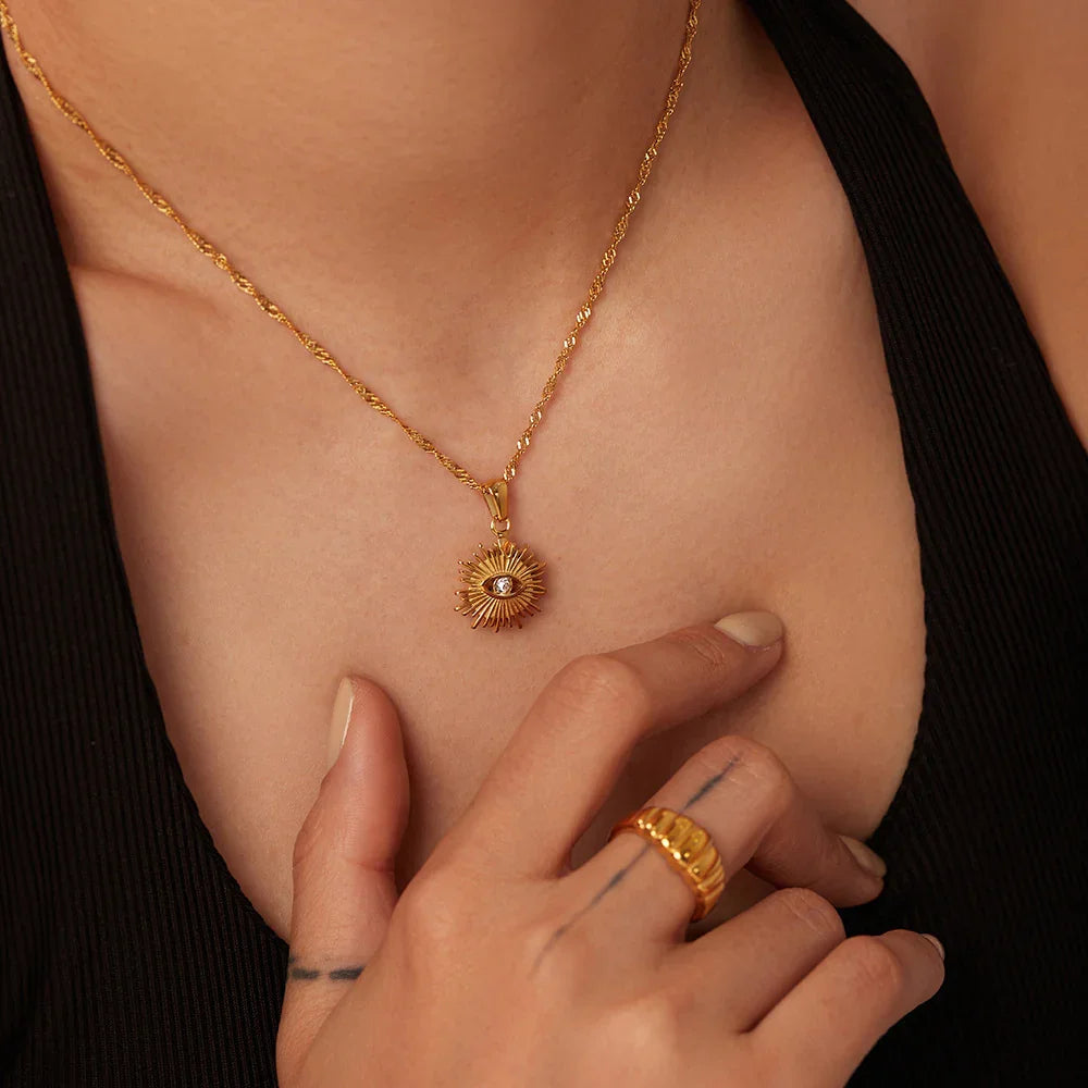 [ElanLuxe]Solana Gold Necklace