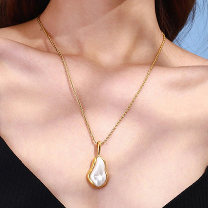 [ElanLuxe]Marjorie Freshwater Pearl Necklace