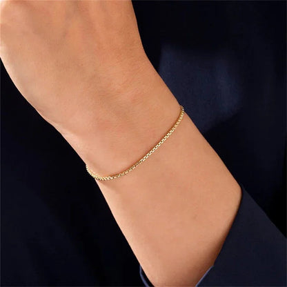 [ElanLuxe]Victoria Gold Chain Bracelet