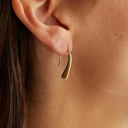 [ElanLuxe]Tina Gold Earrings