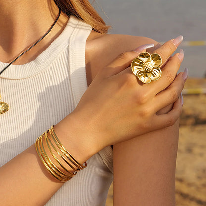 [ElanLuxe]Saisore Gold Ring