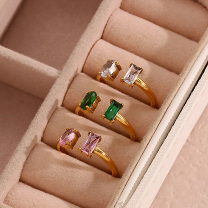 [ElanLuxe]Fedilia Gemstone Ring