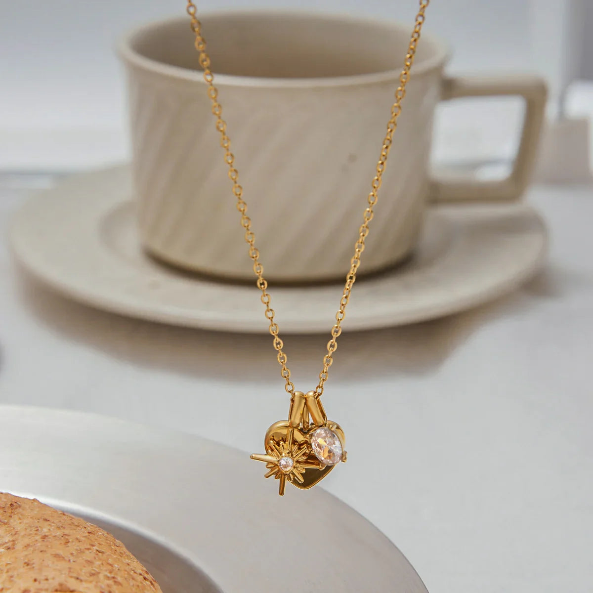 [ElanLuxe]A Mother's Appreciation Gold Locket