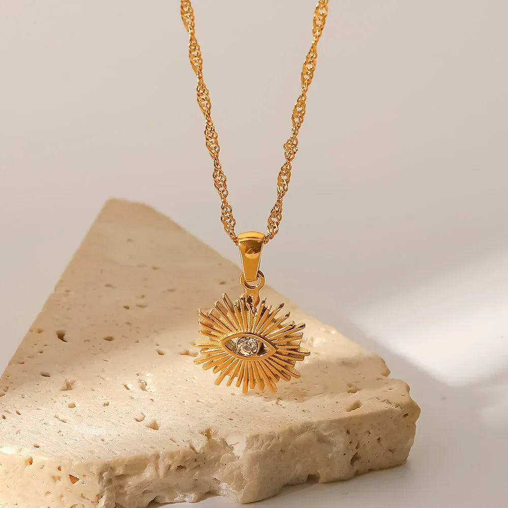 [ElanLuxe]Solana Gold Necklace