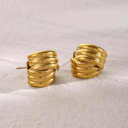 [ElanLuxe]Avalon Gold Earrings