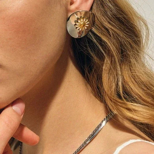 [ElanLuxe]Georgiana Gold Earrings