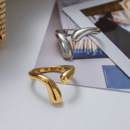 [ElanLuxe]Diane Twisted Band Ring