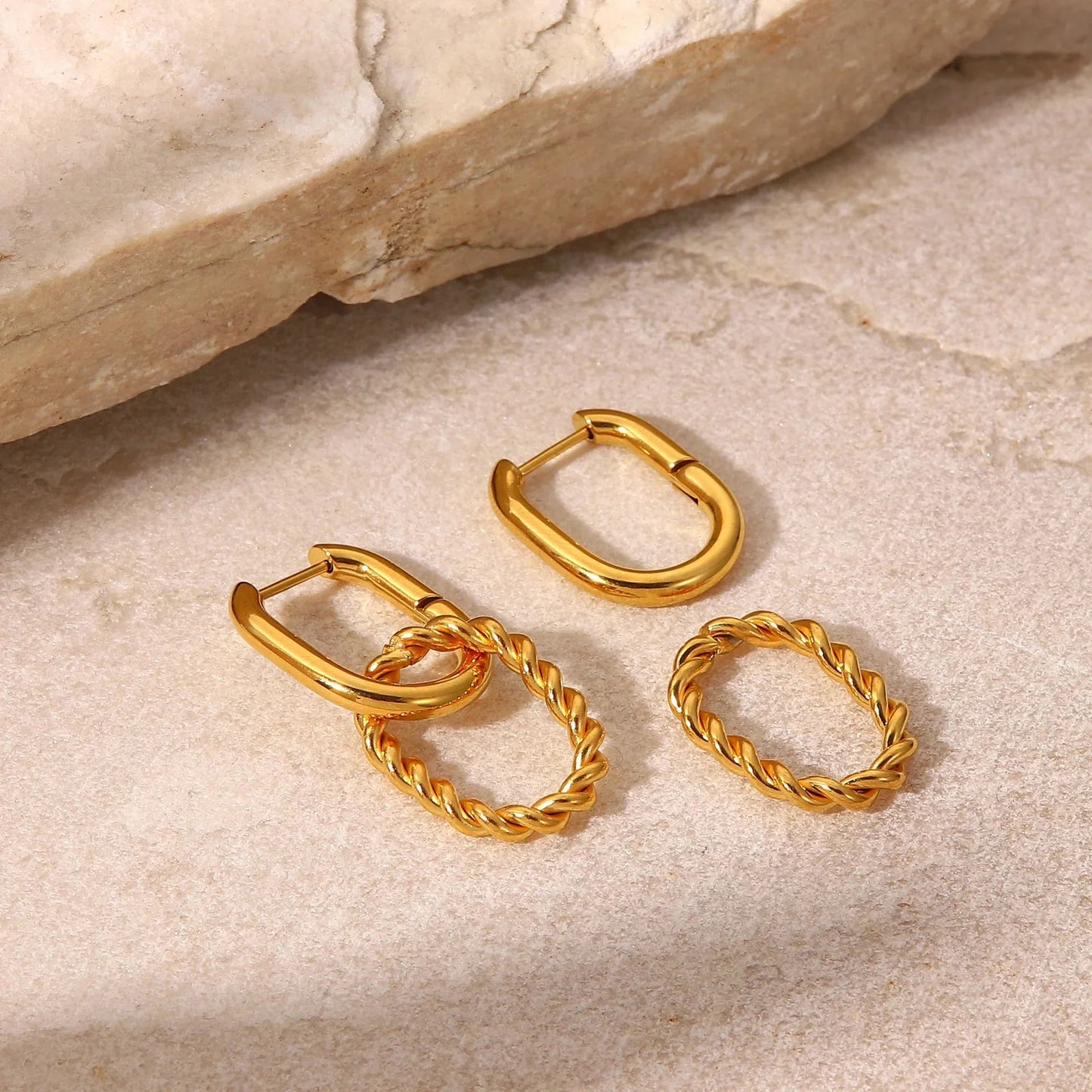 [ElanLuxe]Skadi Gold Earrings