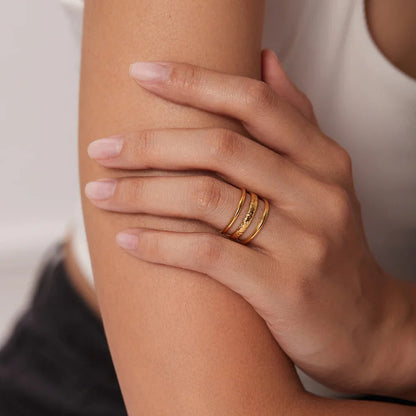 [ElanLuxe]Shirley Gold Ring