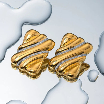 [ElanLuxe]Pippa Gold Earrings