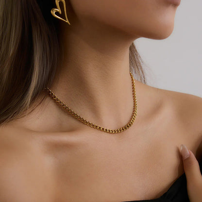 [ElanLuxe]Ysolde Gold Chain Necklace