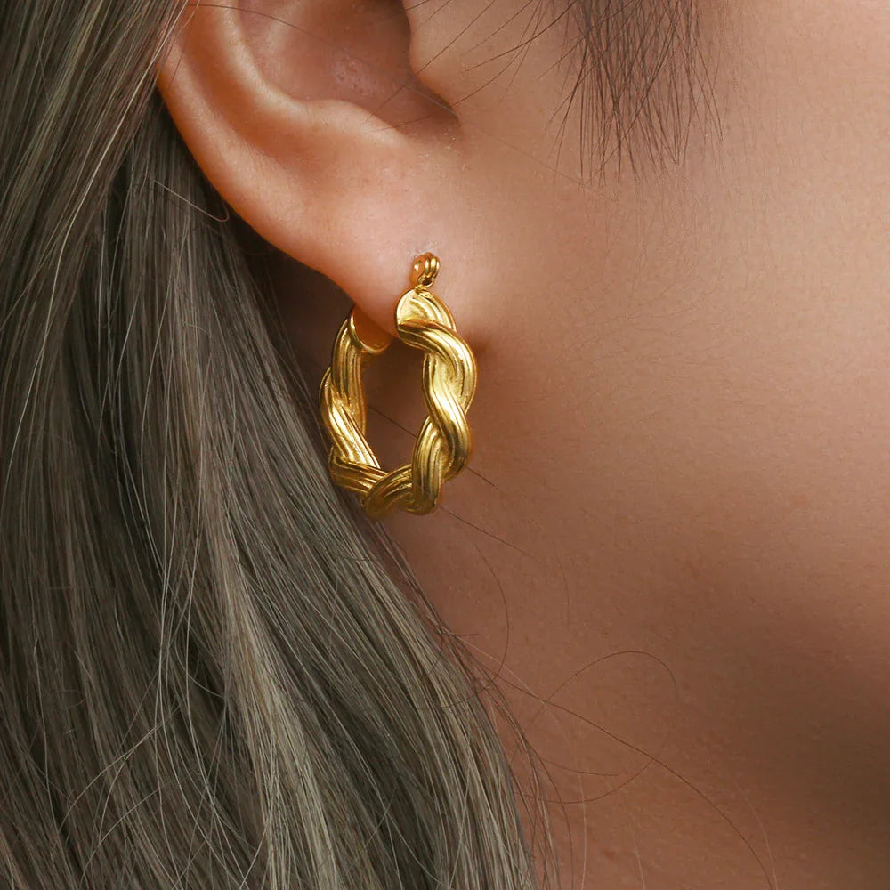 [ElanLuxe]Layla Hoop Earrings