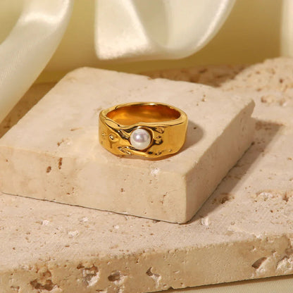 [ElanLuxe]Cerulia Freshwater Pearl Ring