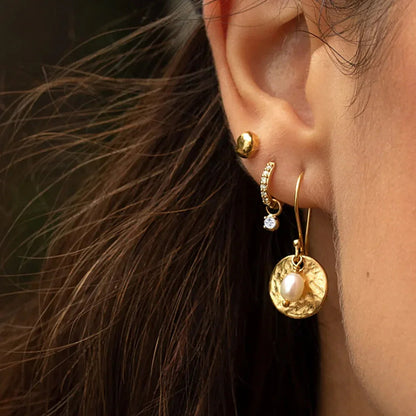 [ElanLuxe]Blake Reversible Diamond Hoops
