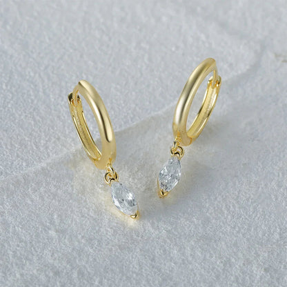 [ElanLuxe]Lacey Diamond Hoops