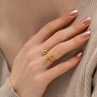 [ElanLuxe]Pluto's Orbit Gold Ring