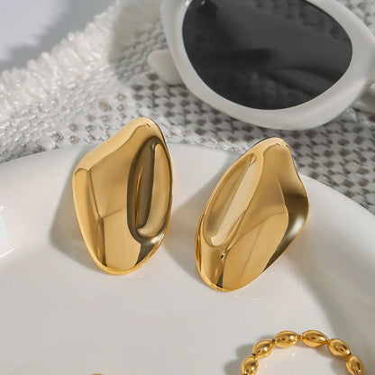 [ElanLuxe]Zinnia Gold Earrings