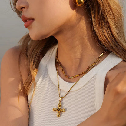 [ElanLuxe]Della Gold Necklace