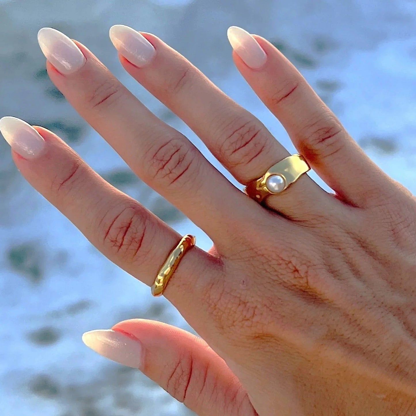[ElanLuxe]Cerulia Freshwater Pearl Ring