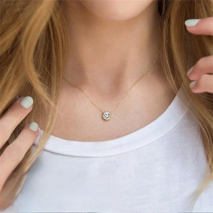 [ElanLuxe]Amelia Birthstone Necklace