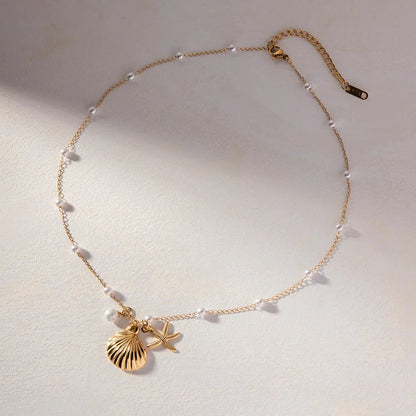 [ElanLuxe]Rebecca Freshwater Pearl Necklace