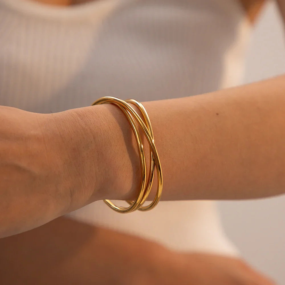 [ElanLuxe]Dolly Gold Bracelet