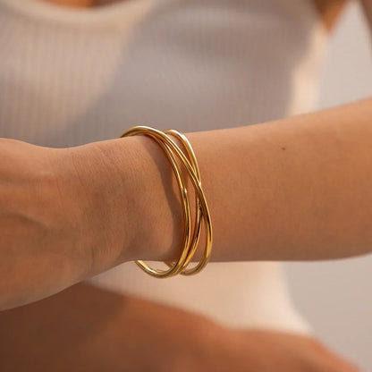 [ElanLuxe]Dolly Gold Bracelet