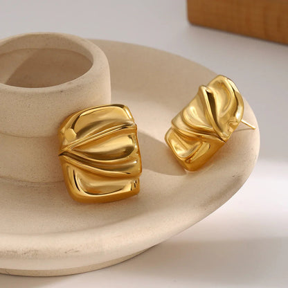 [ElanLuxe]Evette Gold Earrings