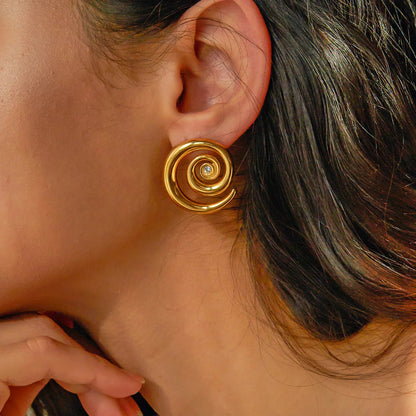 [ElanLuxe]Tilly Gold Earrings