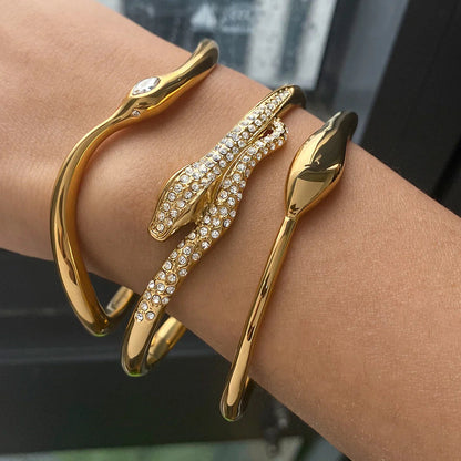 [ElanLuxe]Vinny Gold Bangle