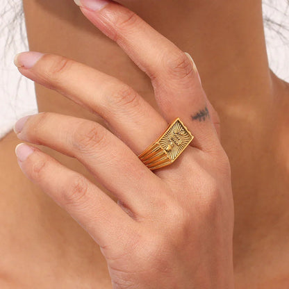 [ElanLuxe]Miles Gold Ring