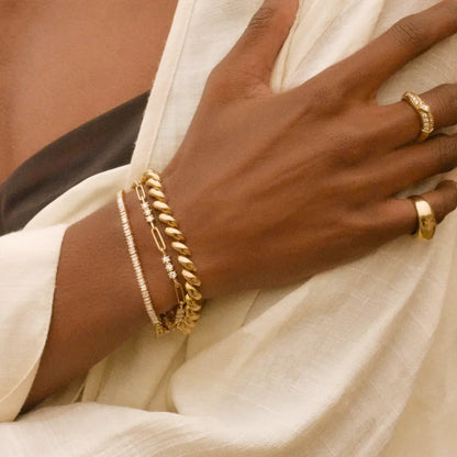[ElanLuxe]Ranielle Diamond Bracelet
