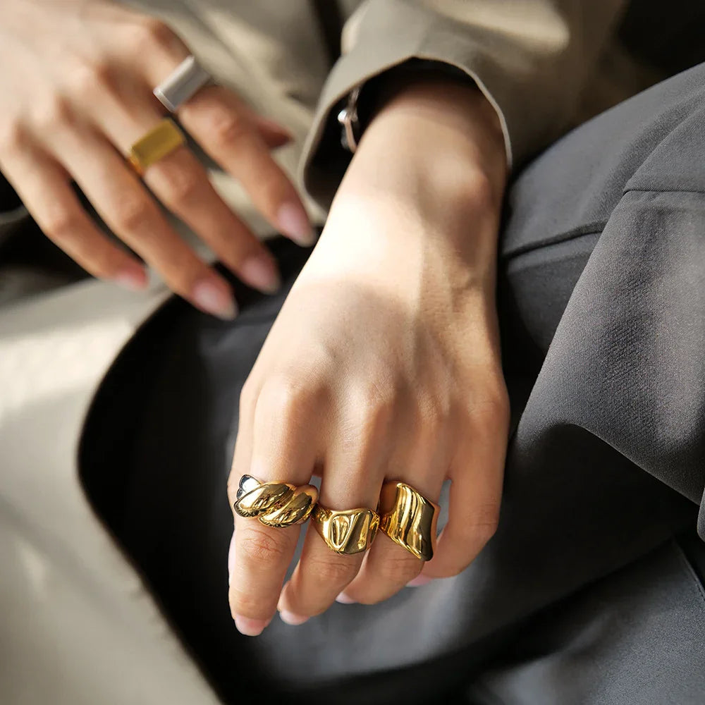 [ElanLuxe]Sophie Gold Ring