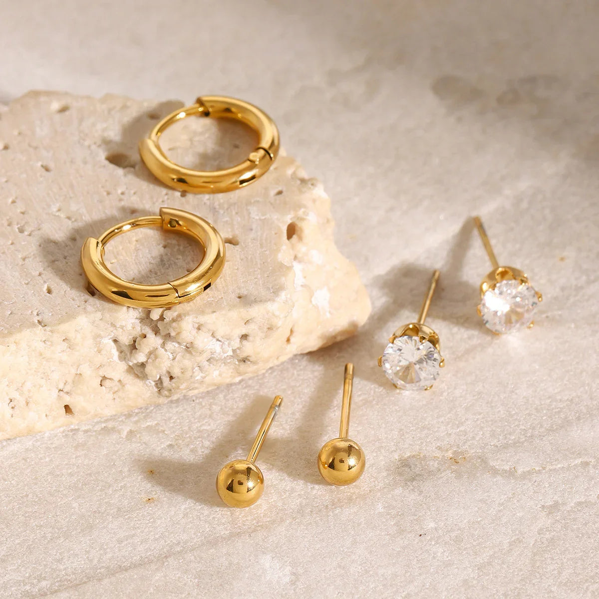 [ElanLuxe]Megan Diamond Earring Bundle